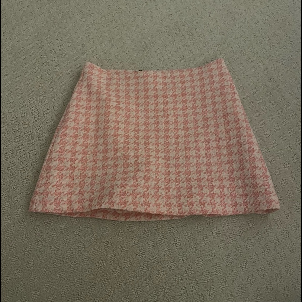 Zara pink mini skirt